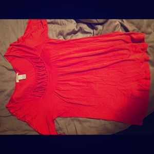 Orange blouse!
